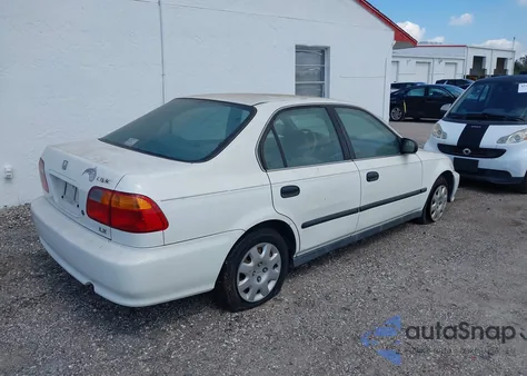 2000 Honda Civic Lx из США, поврежденный, VIN 1HGEJ6678YL057469